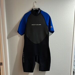 Body Glove Black and Blue Short Sleeve Wetsuit